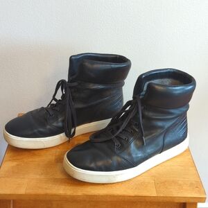 ⚡ VINCE Newman high top leather sneakers